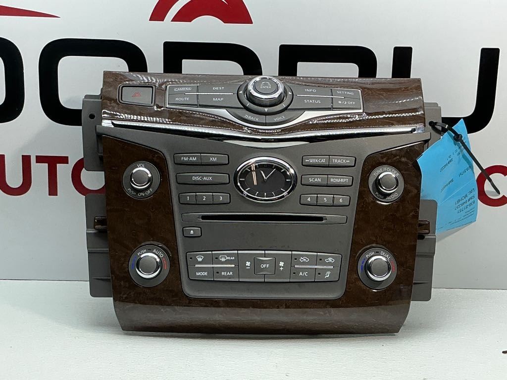 2014–2017 Infiniti QX80 Audio Radio Control Unit Infotainment Head Unit OEM