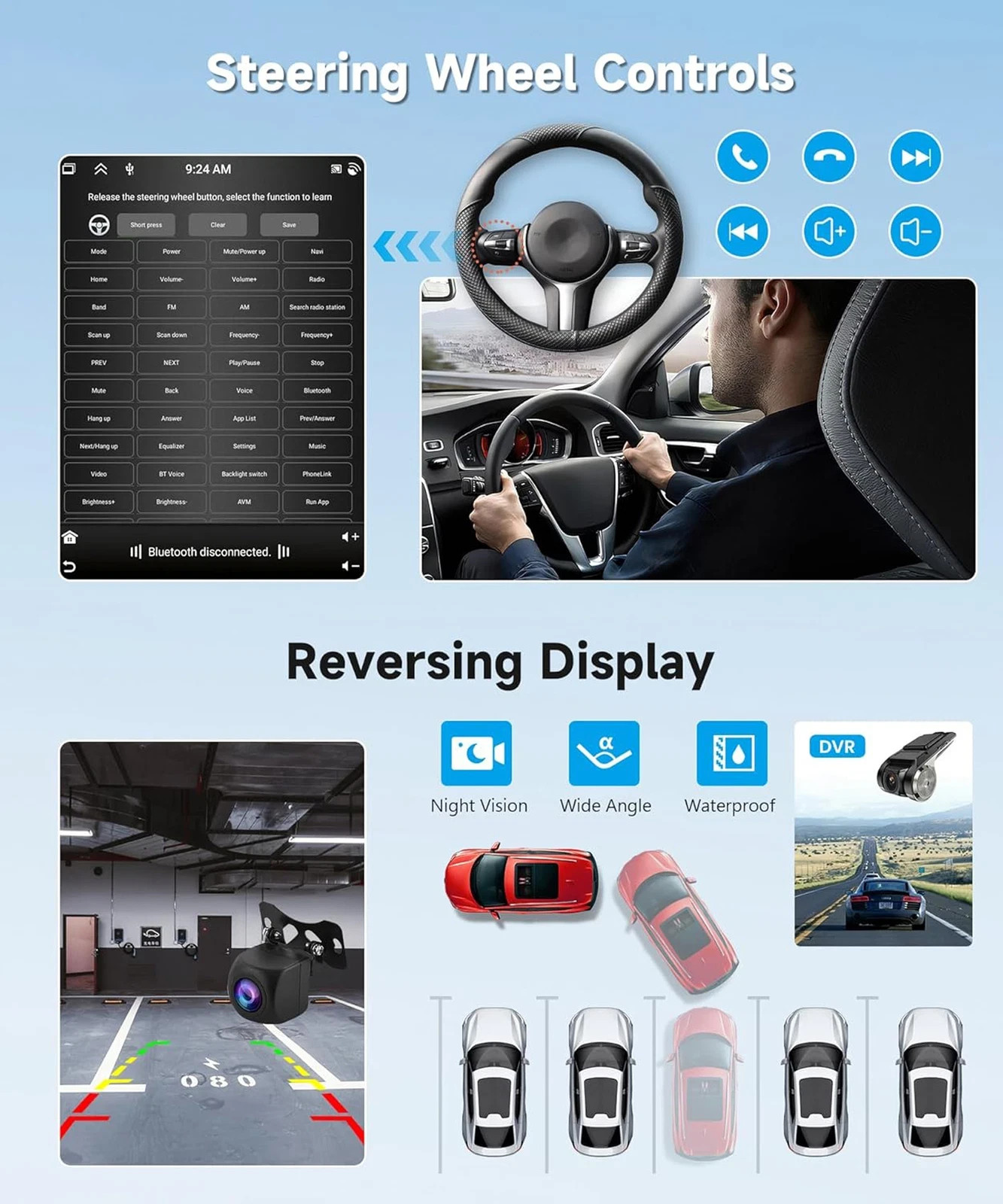 For Ford F150 2009-2012 Super Duty 12.1” Car Stereo Radio 64G Carplay Tesla WIFI