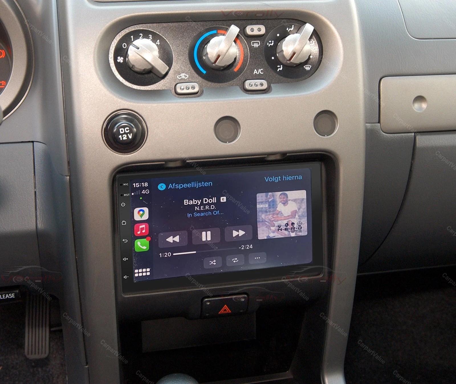 For 2001 2002-2004 Nissan Frontier Android 15 GPS Stereo Radio Wireless CarPlay