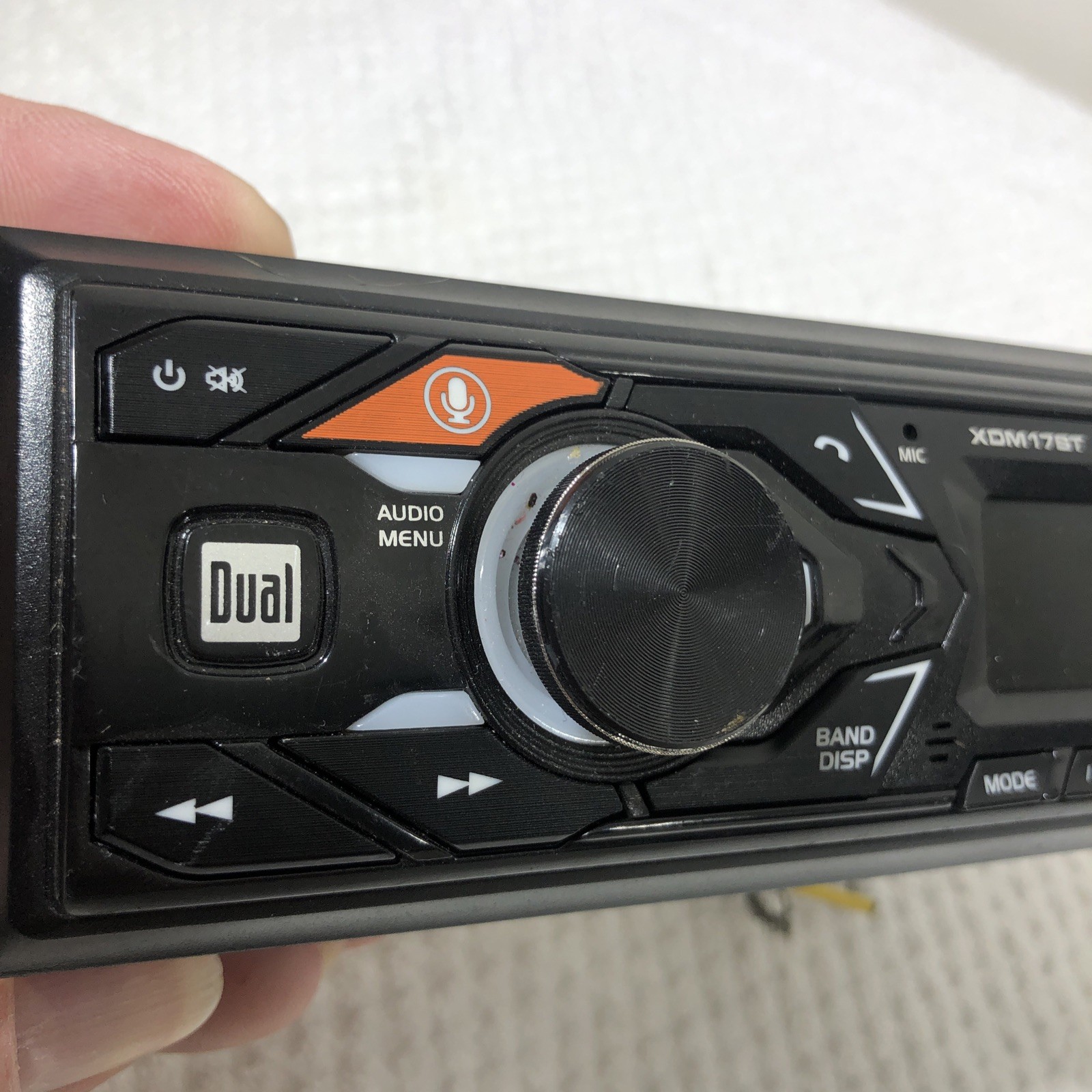 Dual Electronics Media Player Receiver AM FM Radio Bluetooth XDM17BT iPlug