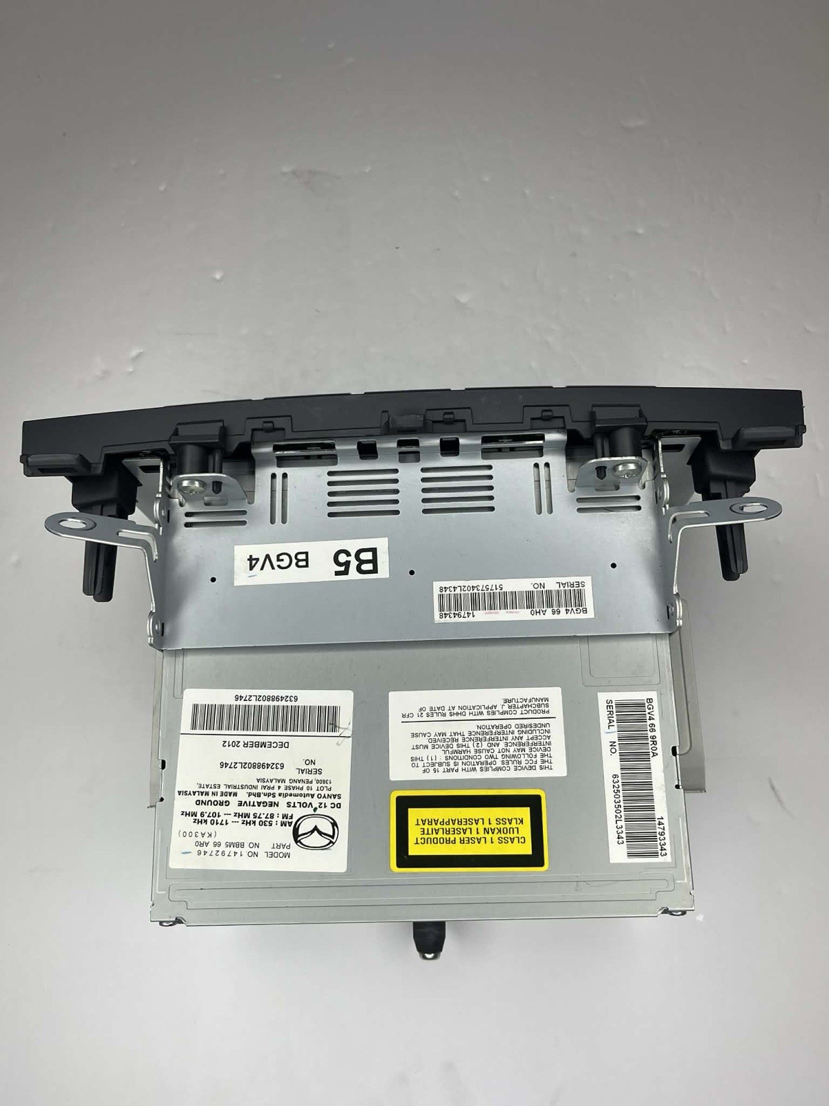 2010-2013 Mazda 3 Radio CD Player Head Unit BBM5-66-AR0 BGV4-66-9R0A OEM