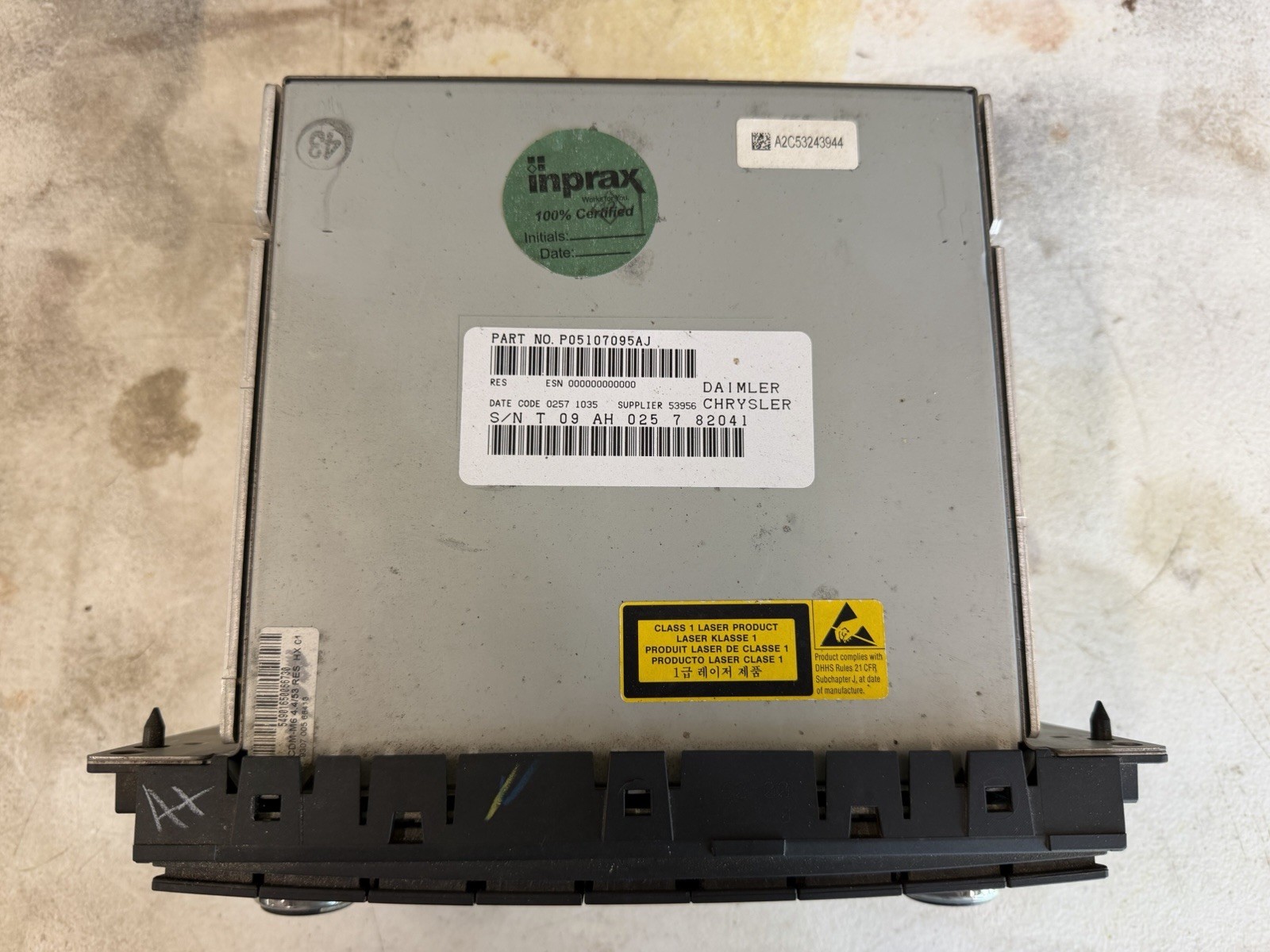 2007 Jeep Wrangler AM/FM Radio Aux OEM