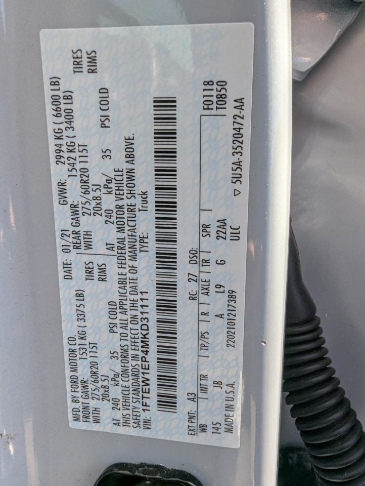 Audio Equipment Radio Receiver AM-FM Fits 21-25 FORD F150 PICKUP 777078