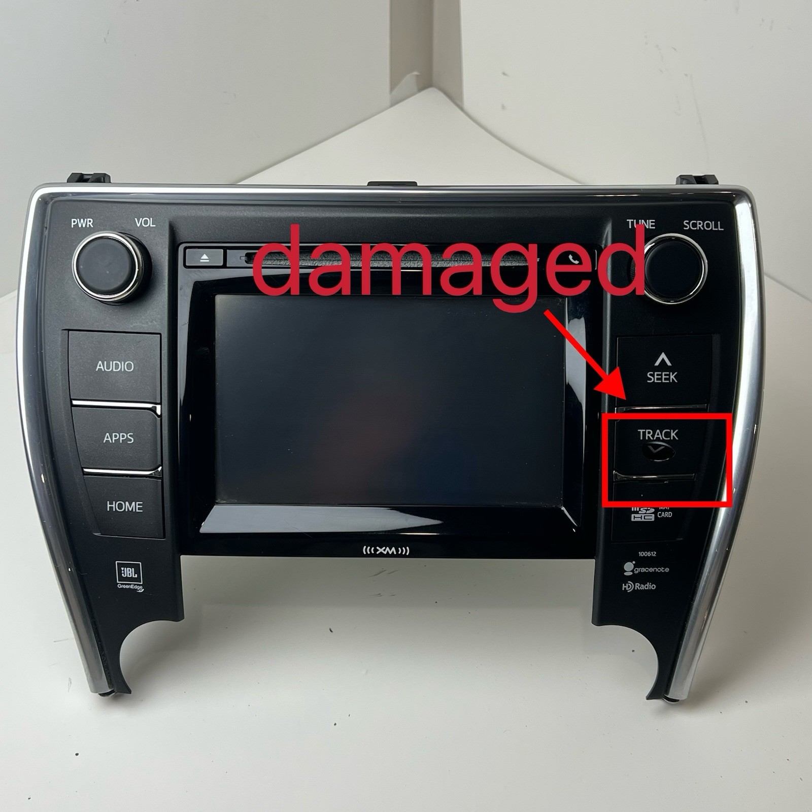 2017 TOYOTA CAMRY HYBRID TOUCH SCREEN DISPLAY RECEIVER 86100-06502 OEM