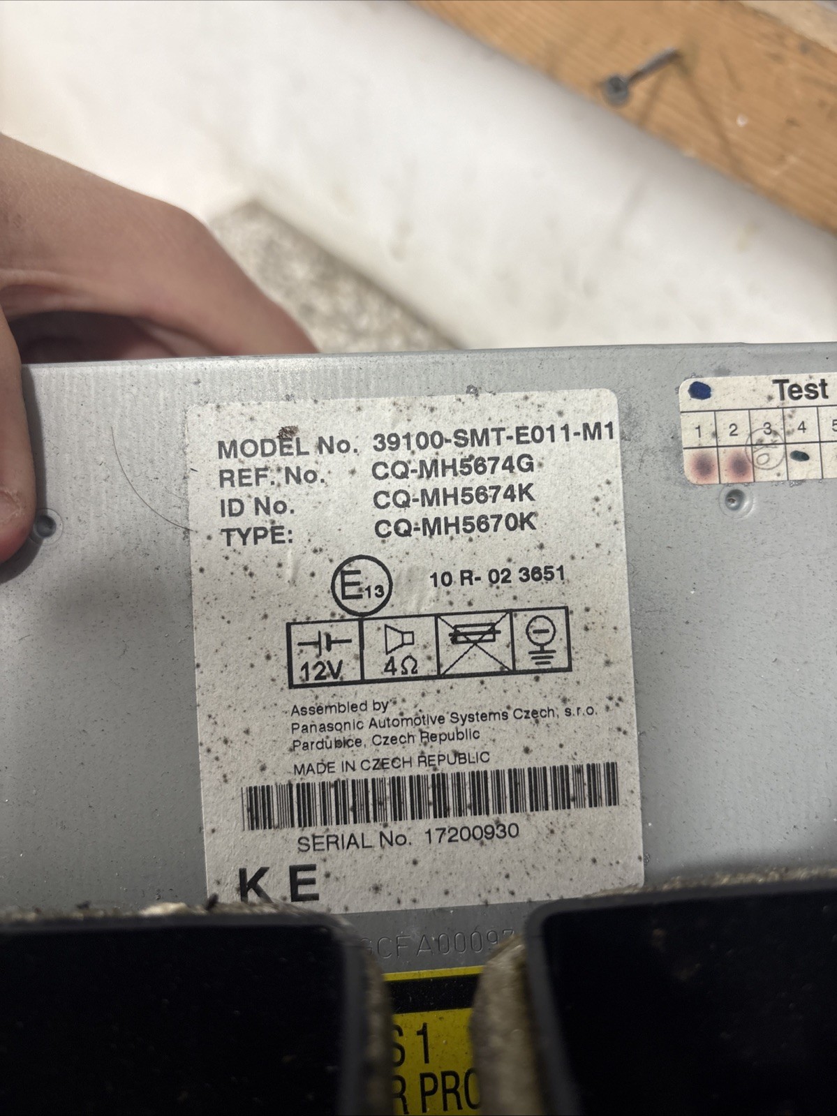 Honda Civic FN2 Genuine Radio/ CD Player Head Unit 2006-2011