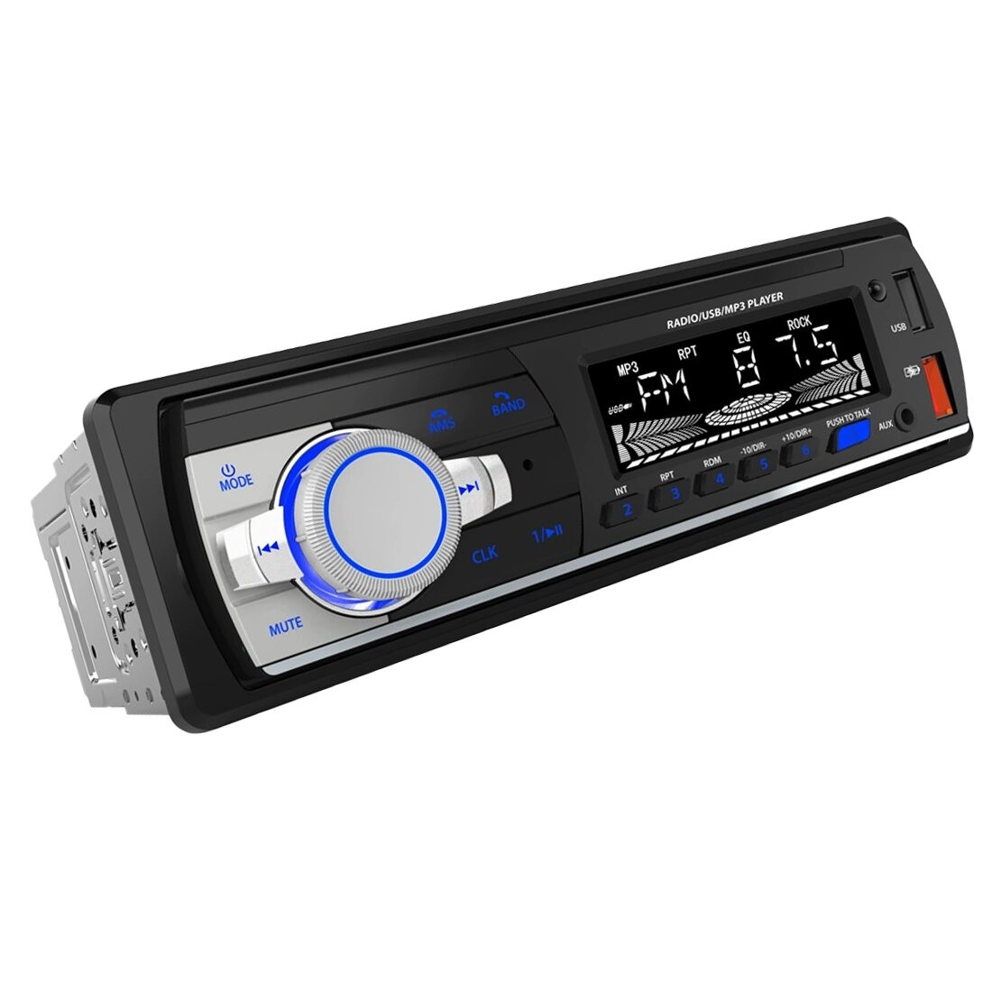 Car Radio Audio 1din BT Stereo MP3 Player FM/AUX/USB/TF In Dash Kit