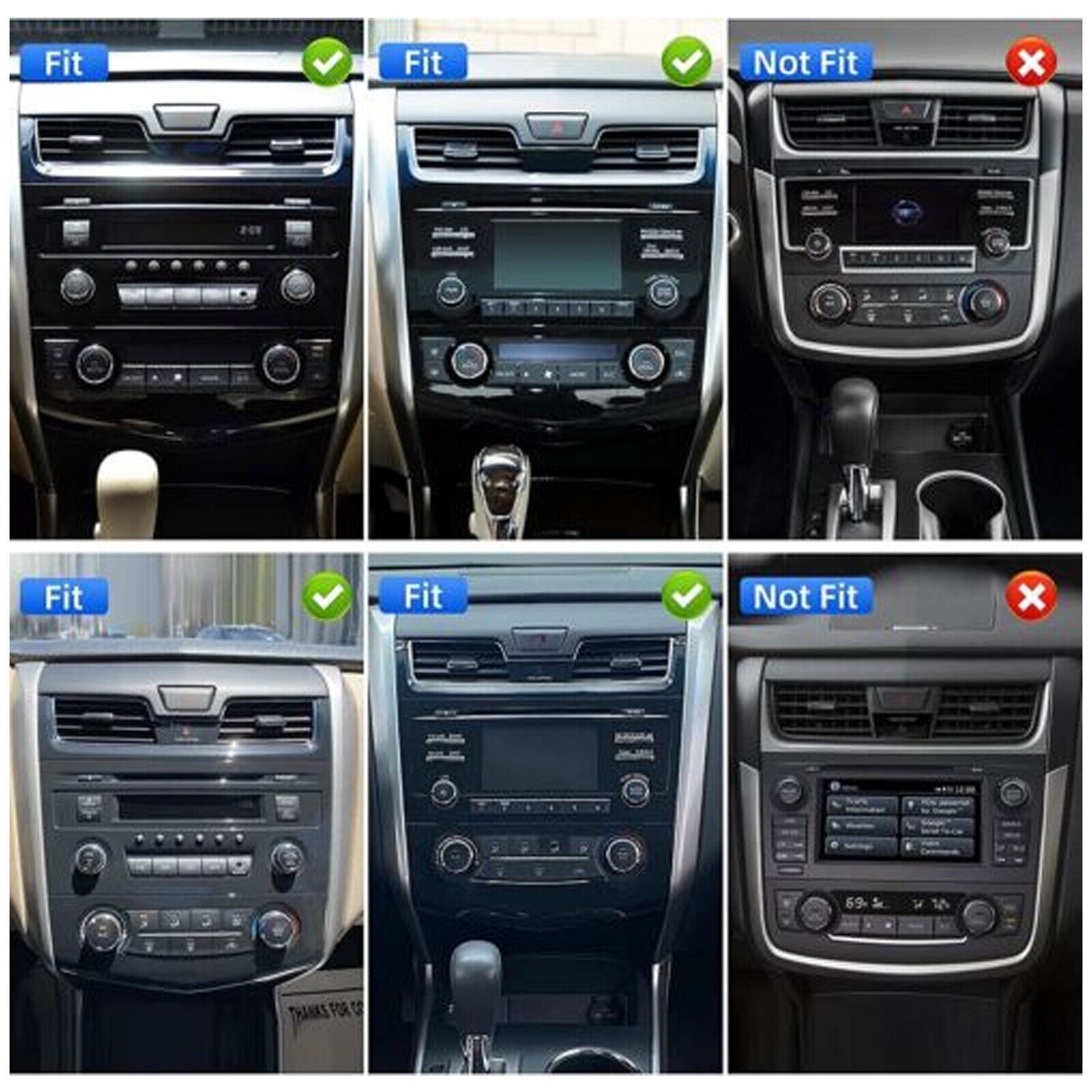 For 2013-2018 Nissan Teana CarPlay Android 13 Car Radio Stereo Navi Head Unit