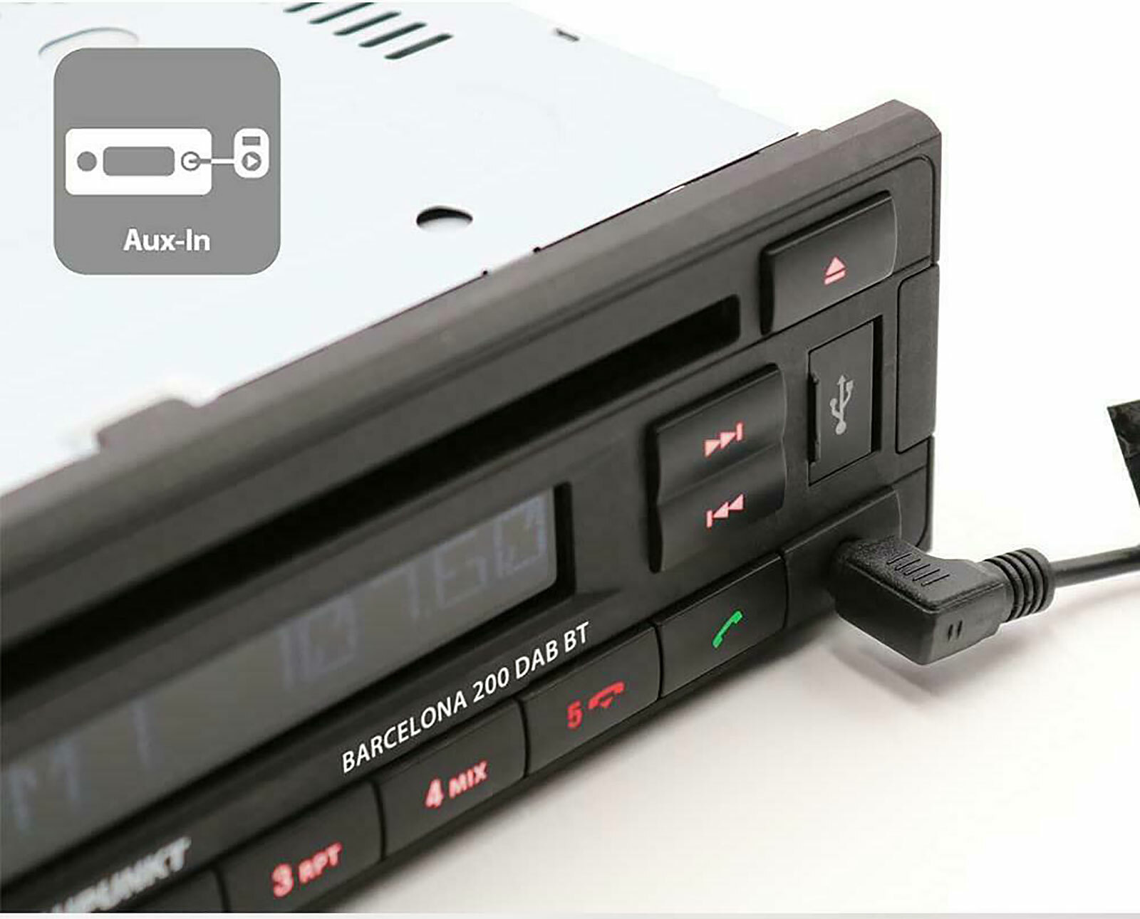 Blaupunkt Barcelona 200 DAB BT car radio stereo CD Bluetooth MP3 AUX iPhone HTC