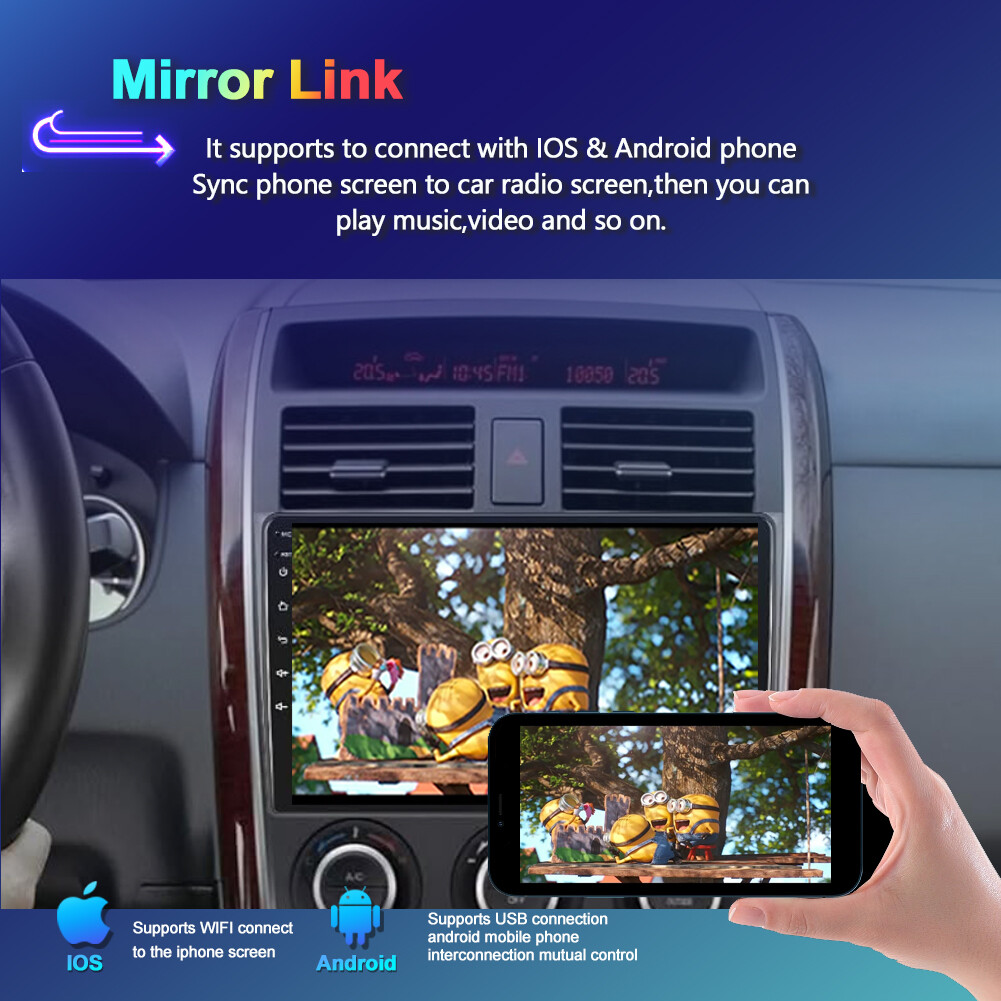 For 2009-2015 Mazda CX-9 CX9 Android 14 Car Stereo GPS Head Unit CarPlay 6+128GB