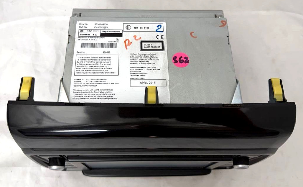 2012-2015 TOYOTA TACOMA PLAYER Radio & Display Receiver Receiver 86140-04130