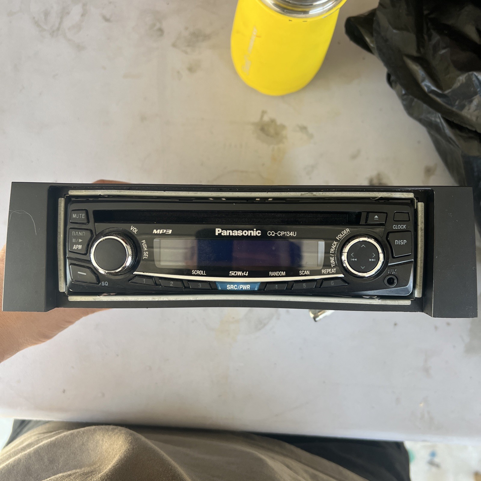 PANASONIC CQ-CP134U RADIO AM/FM CD PLAYER MP3 WMA 12V -USED