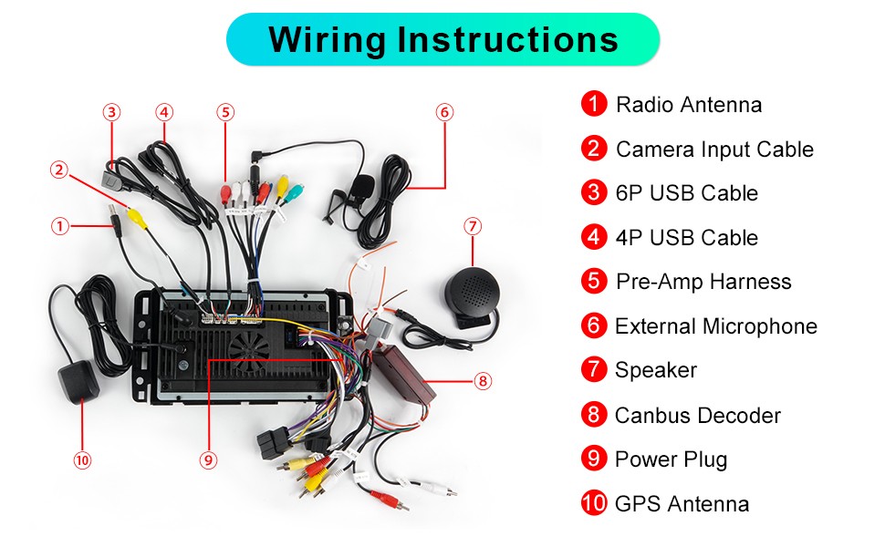 Car Stereo for Chevy GMC Buick Hummer Wireless CarPlay & Android Auto Dual WiFi