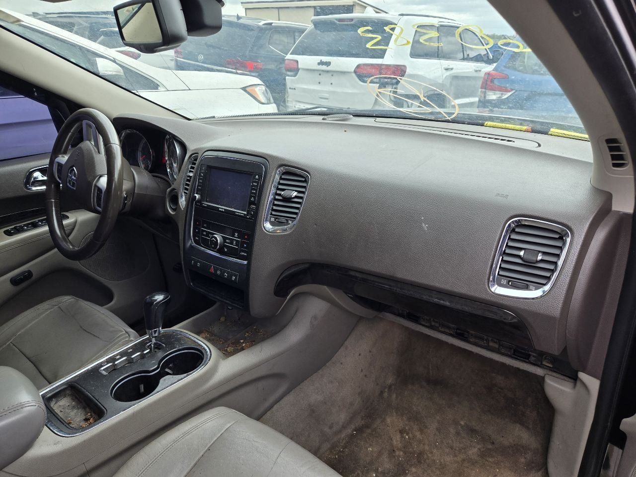 2011-2013 Dodge DURANGO Radio Receiver Face Plate ID RHB w/Satellite Radio