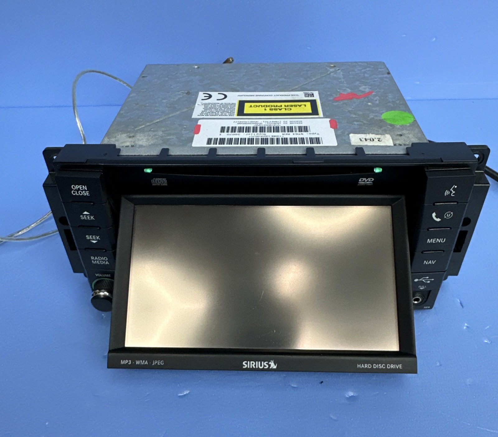 2010 Chrysler 300 Navi Radio Display Unit OEM Radio PN# P05064816AB With Code