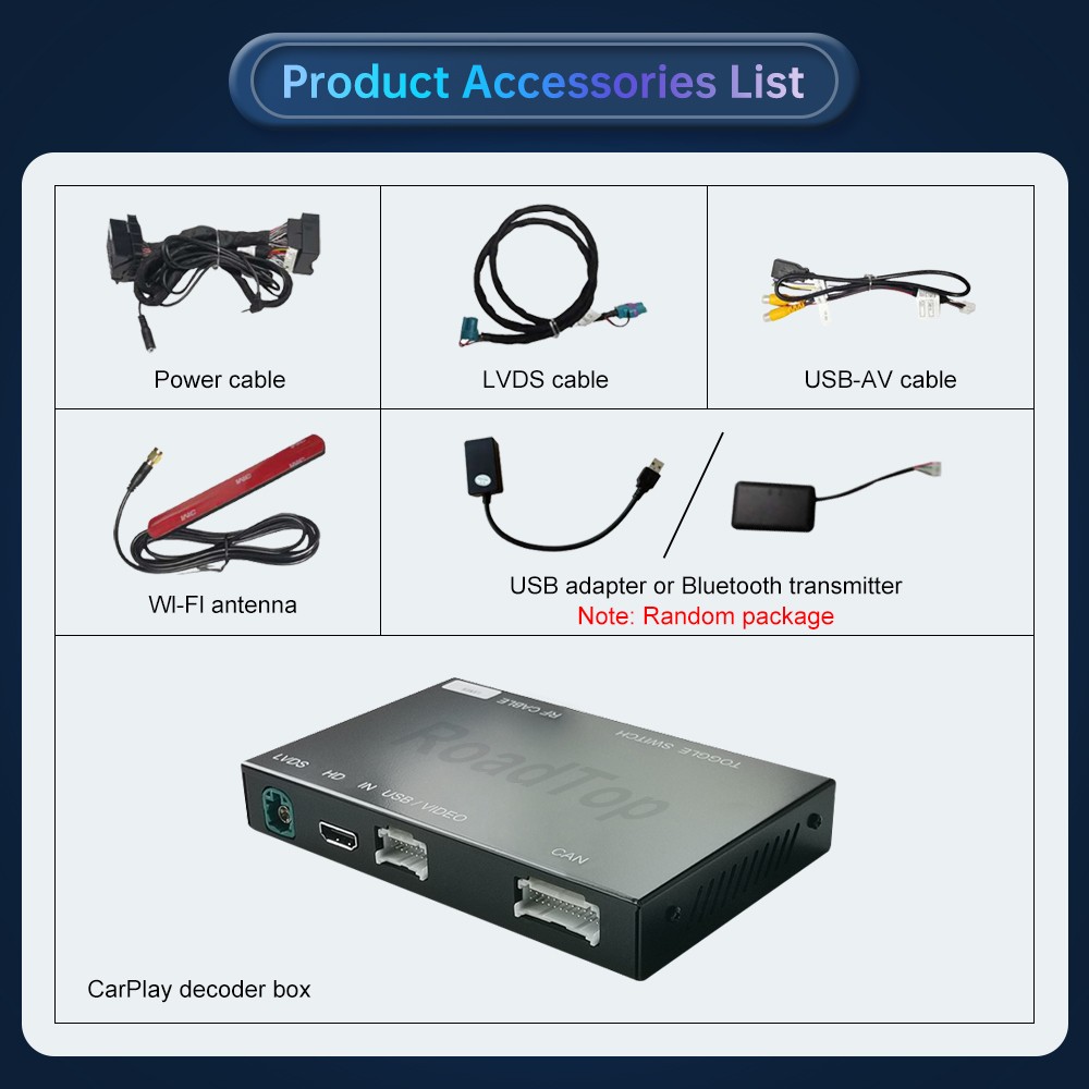 Wireless Carplay Android Auto Interface For Benz C Class GLC 2015-2018 NTG5.0