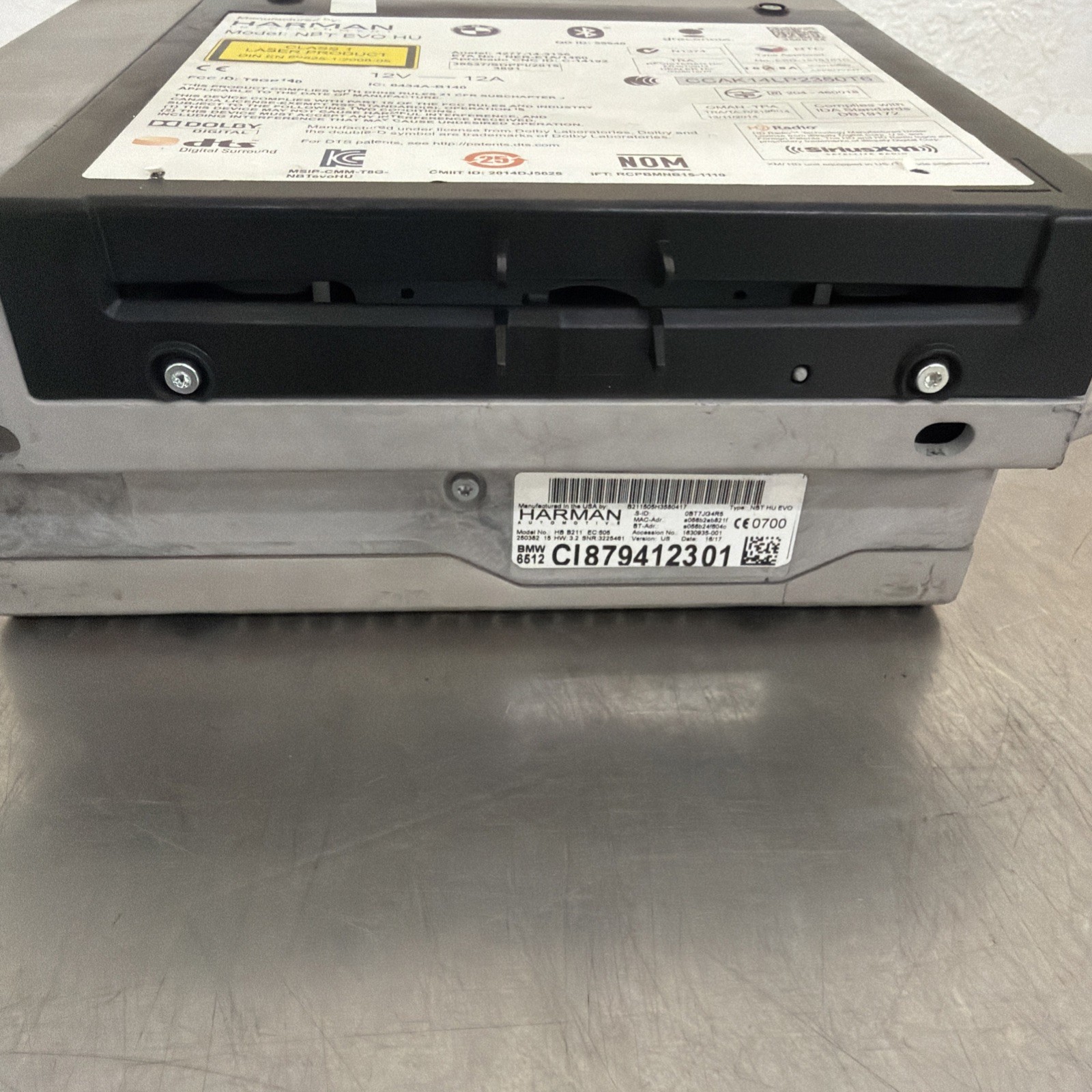 ✅ OEM BMW F30 F32 F36 F80 F82 Navigation NBT HU EVO Headunit Radio HARMAN HW 3.2