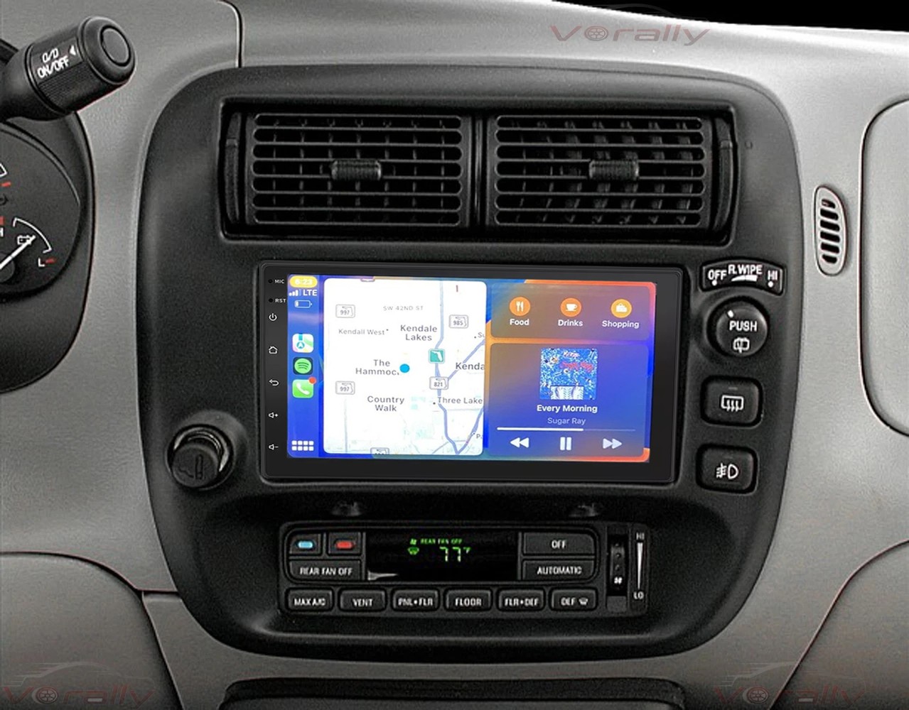 4+64G For Mercury Mountaineer 1997-2001 Android 15 Car Stereo Radio Carplay GPS