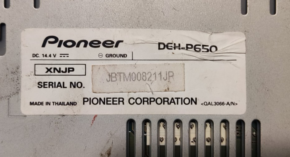 Pioneer Carrozzeria DEH-P650 CD USB AUX JDM Car Stereo Head Unit Tested