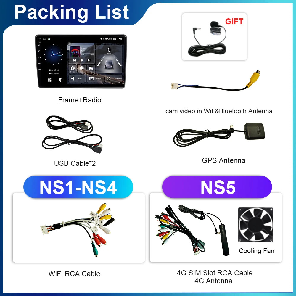 For Ford Focus C-MAX 2004-2008 Android Carplay Car Radio Multimedia Stereo GPS