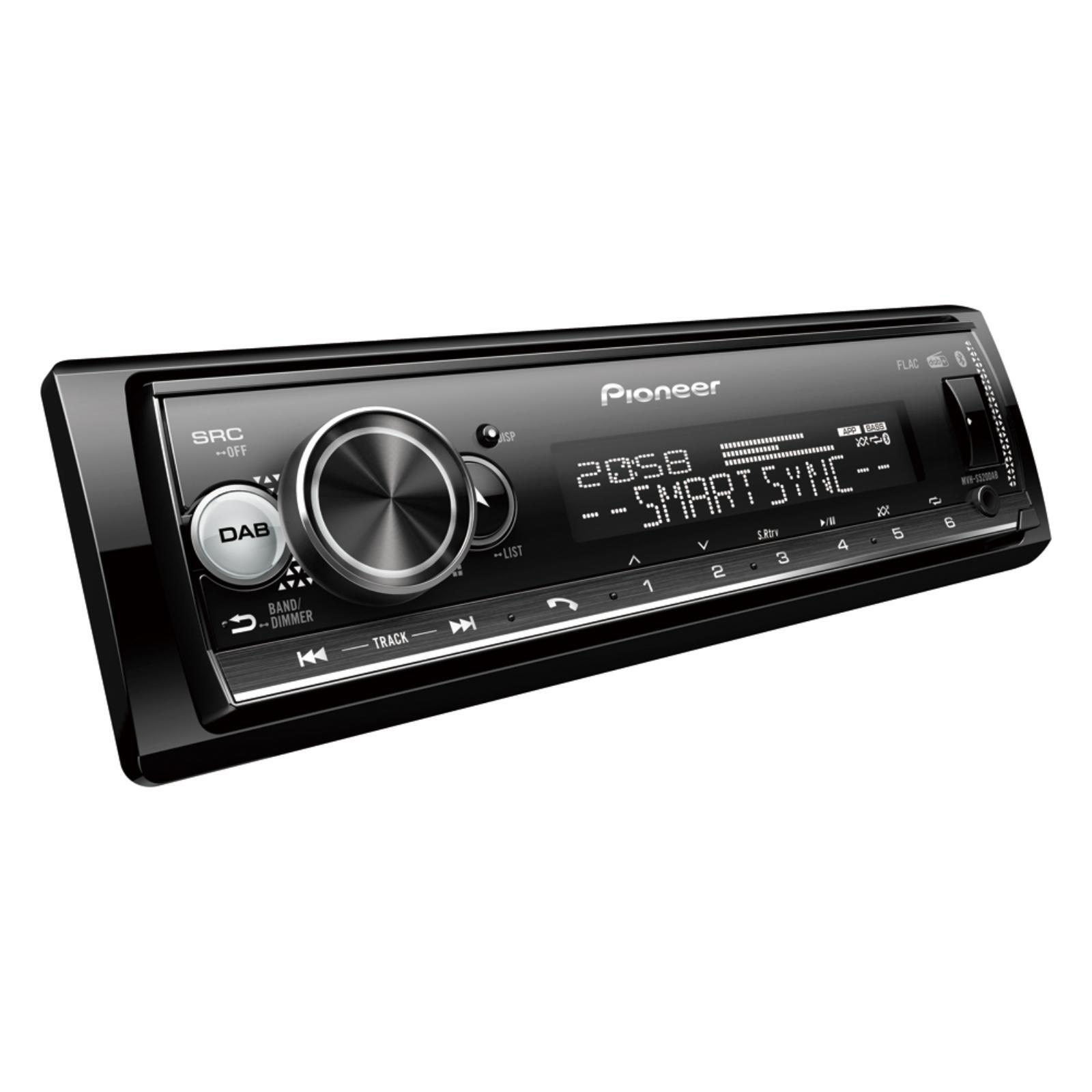 Pioneer MVH-S520DAB Mechless Bluetooth Spotify USB DAB iPhone Car Radio Stereo