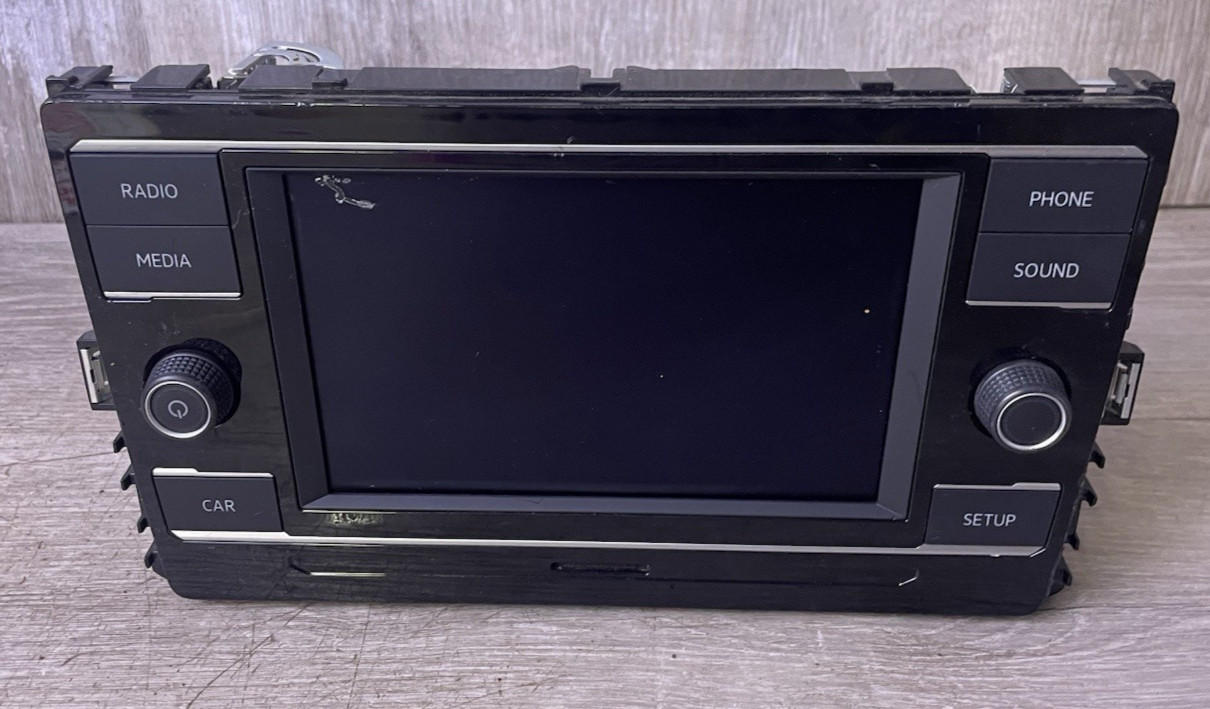 2019-21 VOLKSWAGEN JETTA RADIO HEAD UNIT OEM PART # 5G6.035.869.E