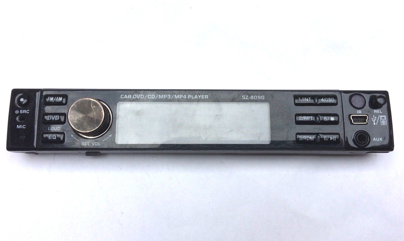 SZ-809G DVD/CD/MP3/MP4 BLUETOOTH CAR STEREO FRONT FACE WITH CASE