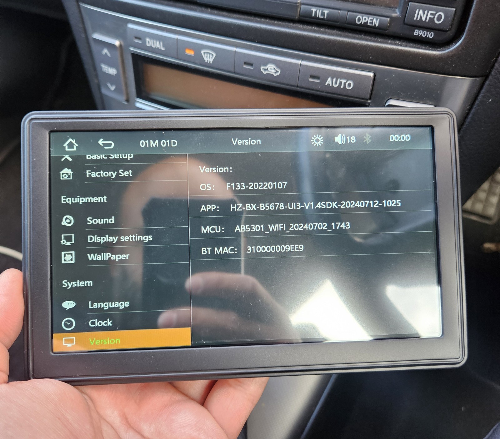 Podofo 7″ Carplay Portable Car Player Bluetooth Touchscreen Radio Digital Apple