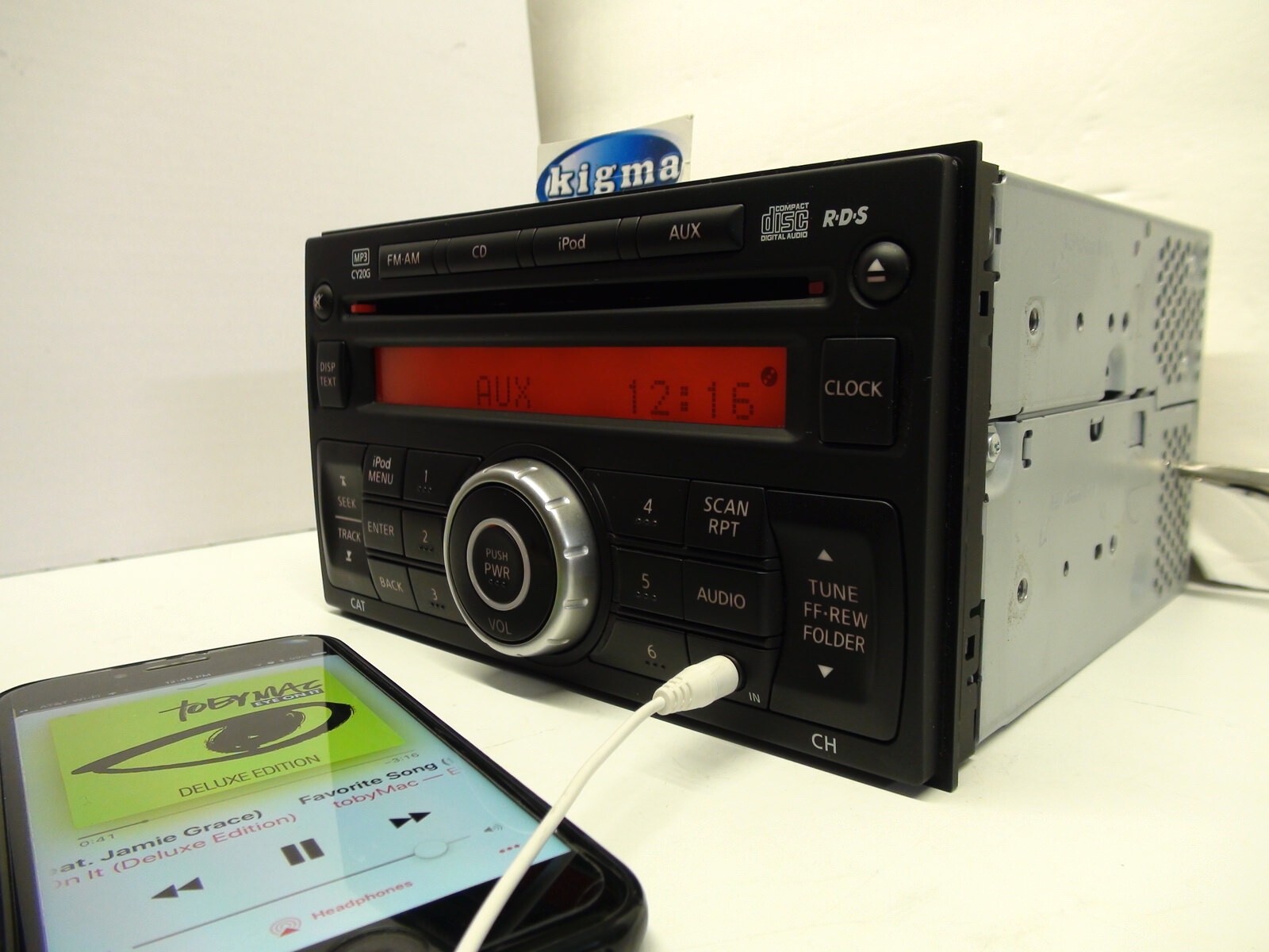 Nissan Versa 2012 2013 CD MP3 player none-BOSE CY20G front AUX iPod RDS TESTED