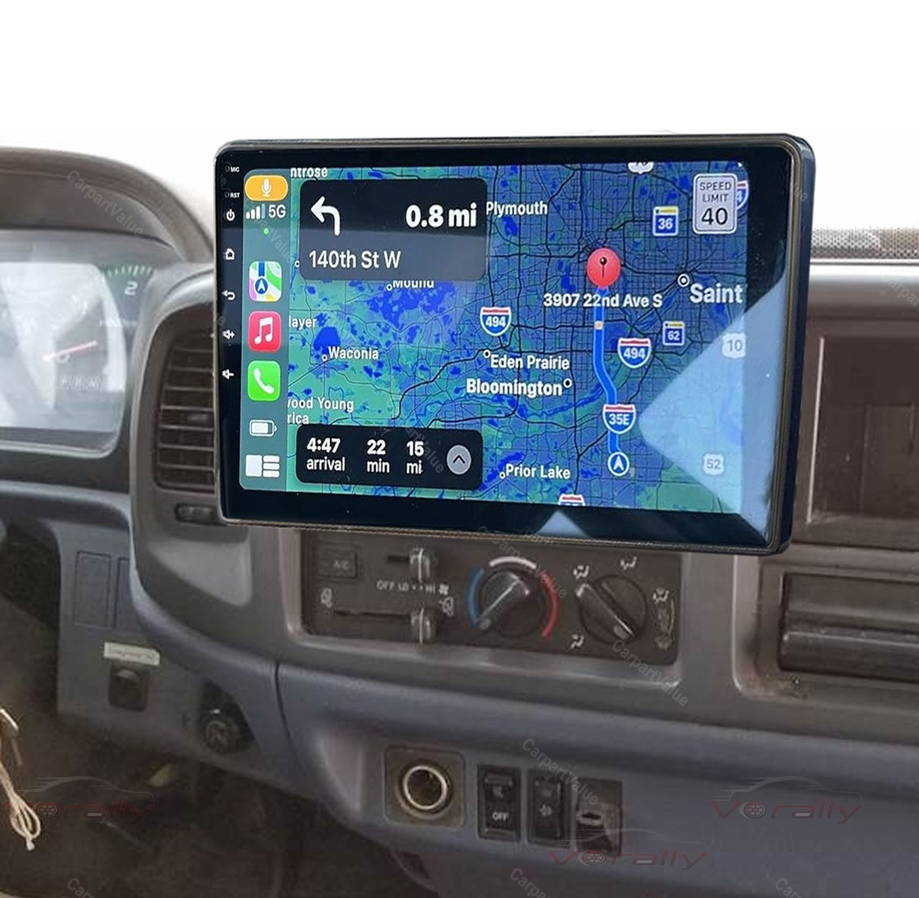 for 05-20 Hino 165 268 308 338 Radio Apple CarPlay Android Auto; Android 15 Navi