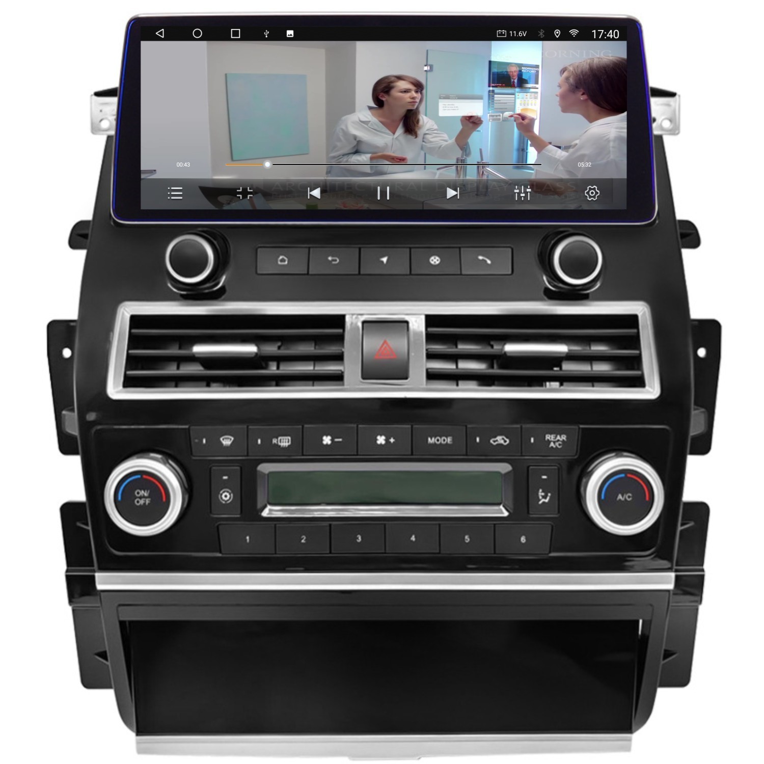 Car Radio For Nissan Armada QX80 QX56 2010-2021 GPS tesla style CarPlay Video FM