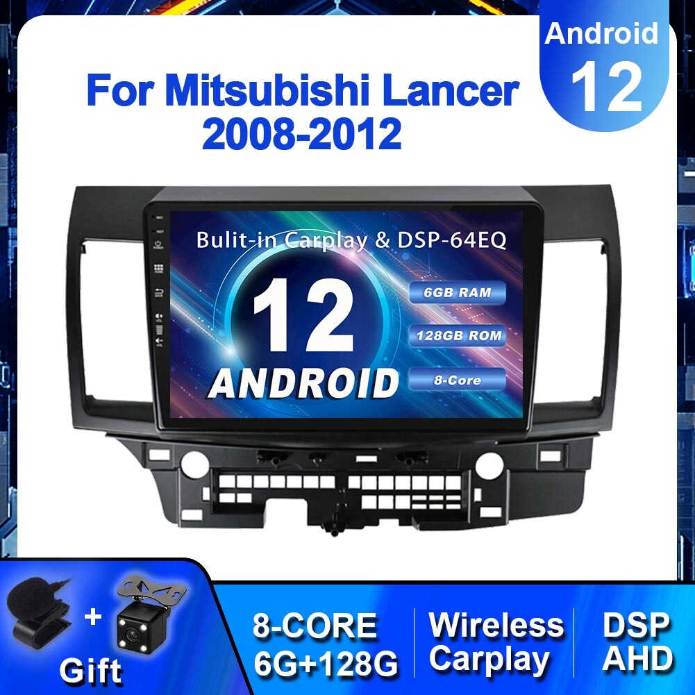 10.1″ For Mitsubishi Lancer 2008-2017 Car Radio Stereo CarPlay GPS Navi BT 128GB