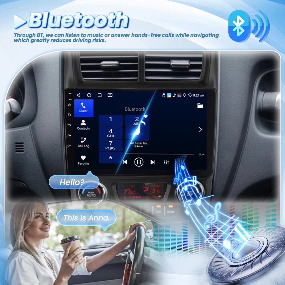 4+64GB For KIA Sportage 2007-2010 Car Stereo Radio GPS Apple Carplay Android 15