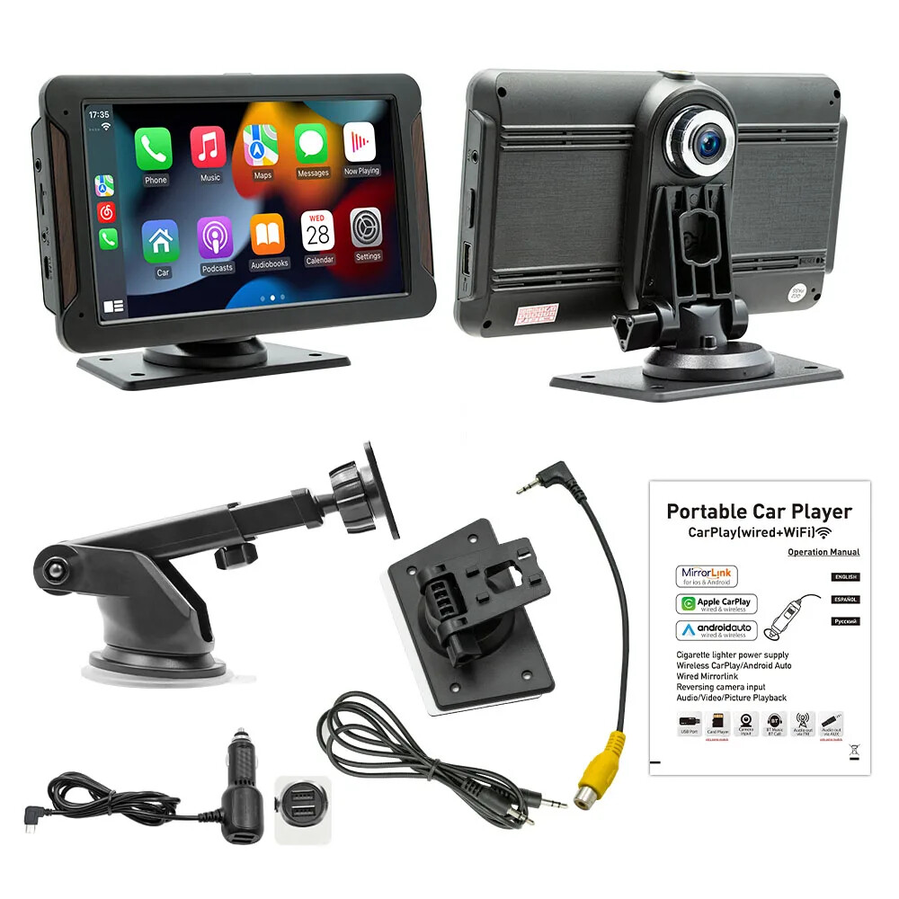 7-inch Car Smart Player Recorder Bluetooth Connection FM Transmitter TF Card