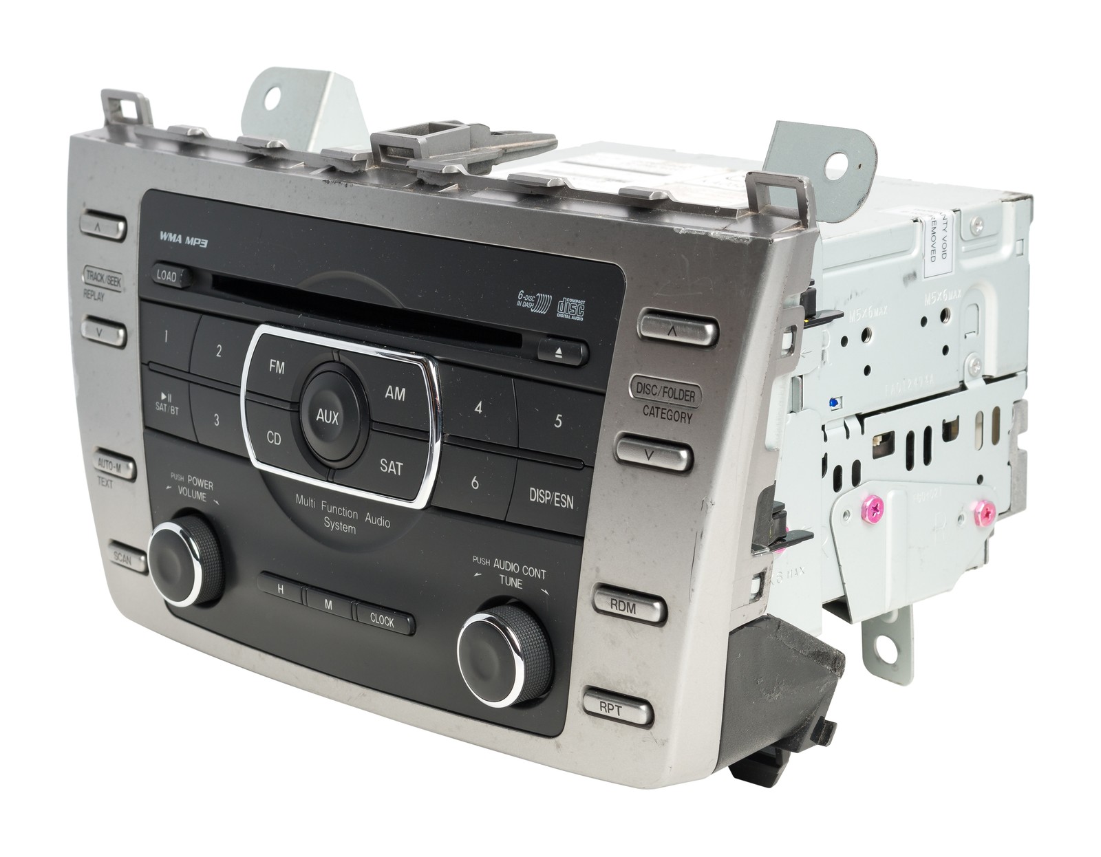 2009-10 Mazda 6 AM FM Radio 6 Disc CD Player MP3 Satellite Ready GS3N669RXD