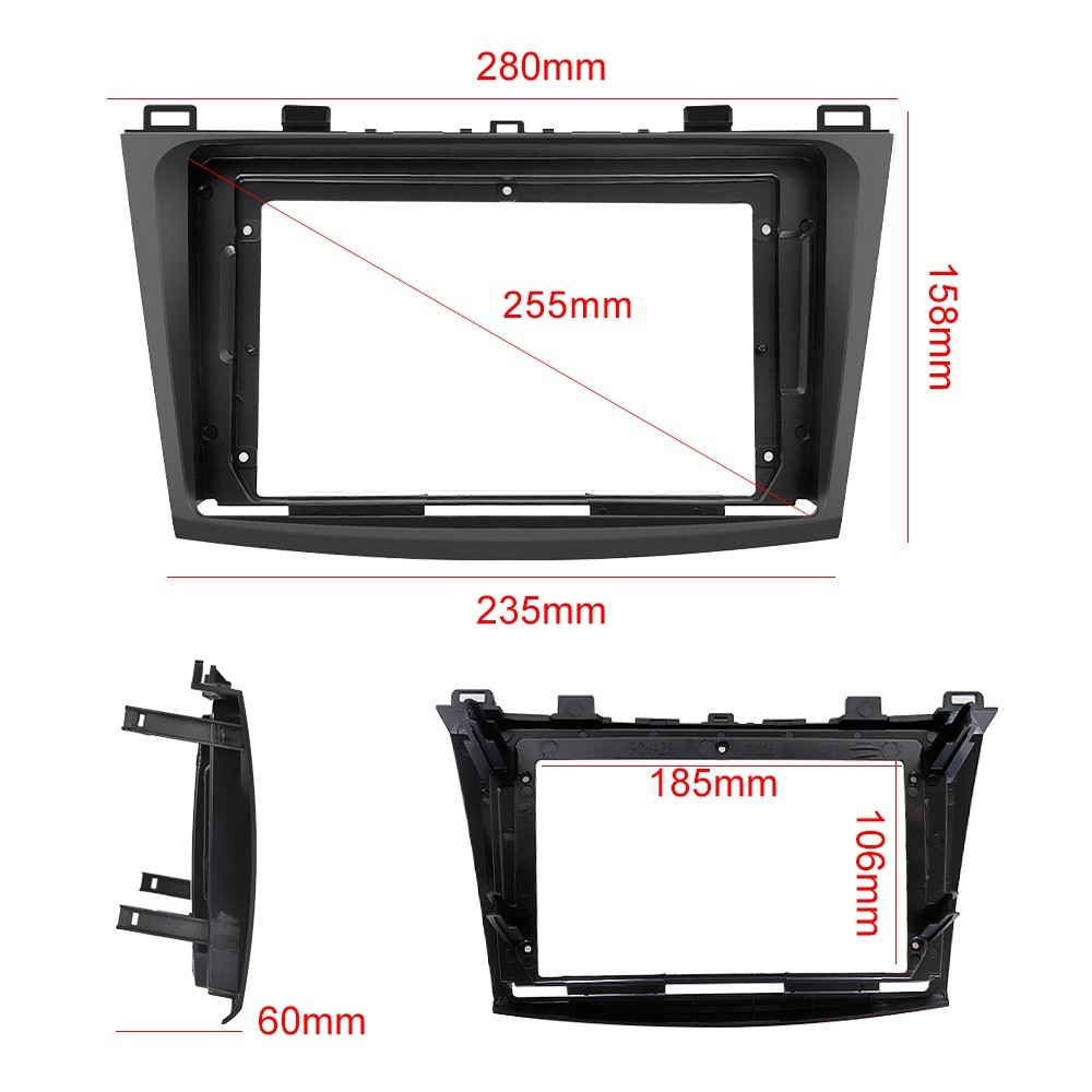 For Mazda 3 2010-2013 Android 15 Car Radio GPS Navigation CarPlay BT FM Stereo