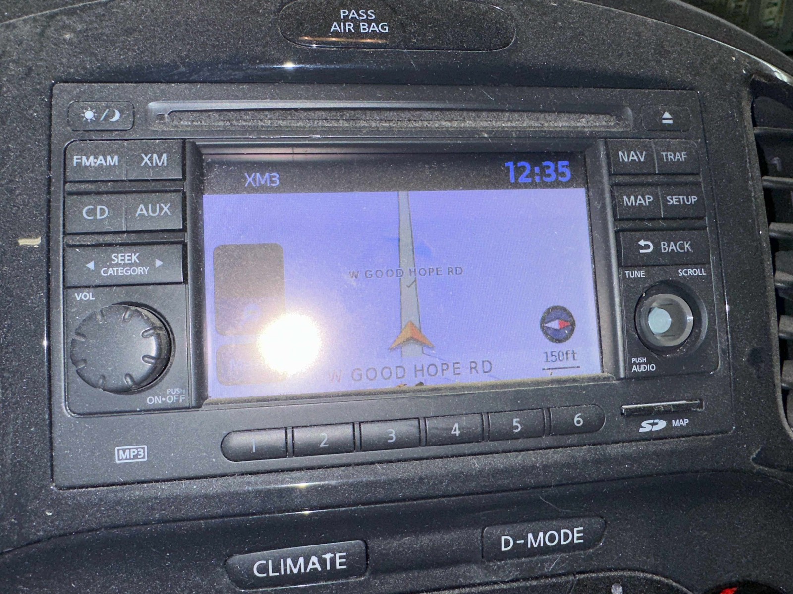 12-14 NISSAN JUKE Audio & Visual Equip.(radio) RECEIVER W/ NAVIGATION 259151FS0C