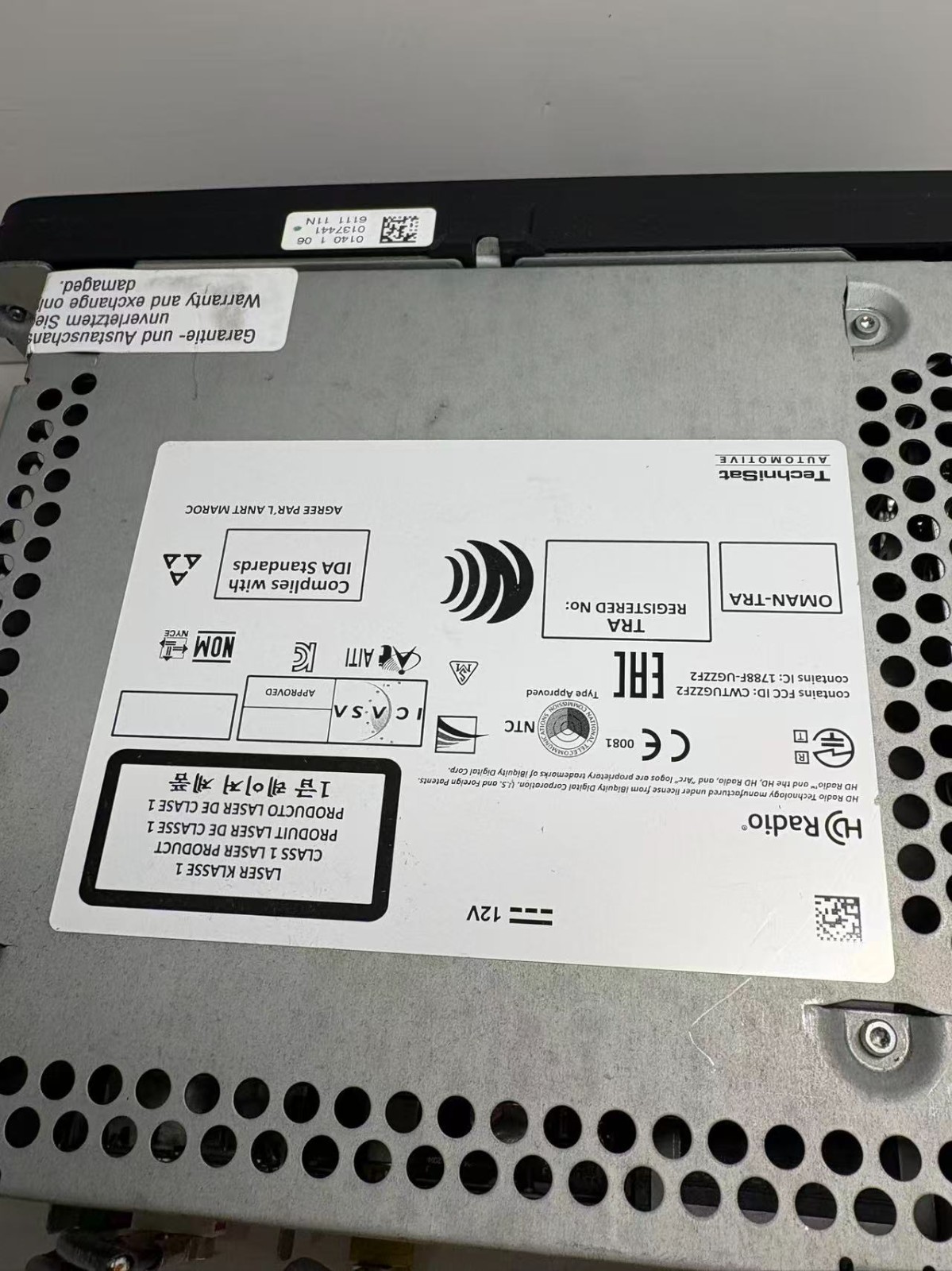 OEM 5C0035200B VOLKSWAGEN JETTA RADIO DISPLAY SCREEN RECEIVER 2017
