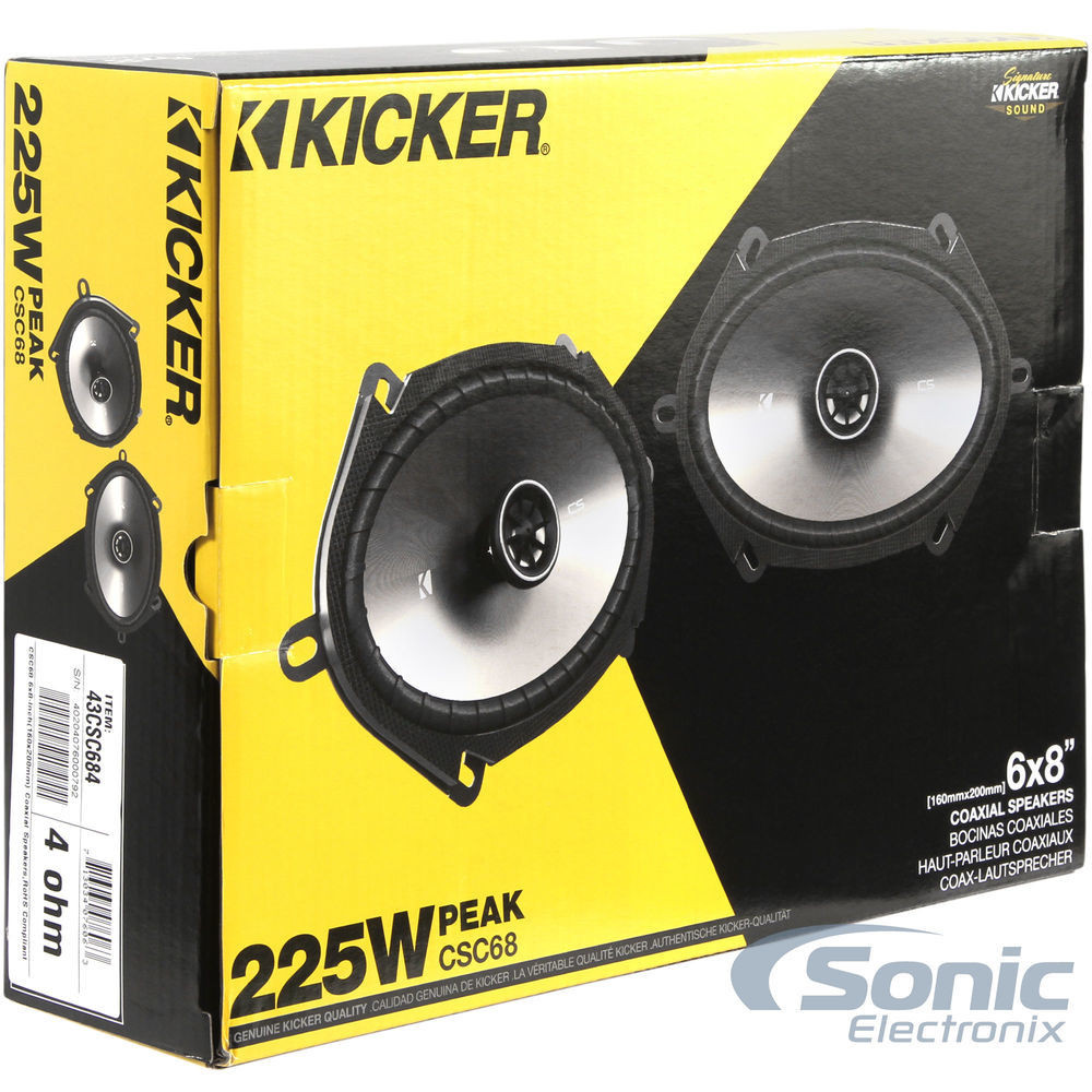 Ford Expedition 1997-1998 Kicker 6×8″ Front+Rear Factory Speaker Replacement