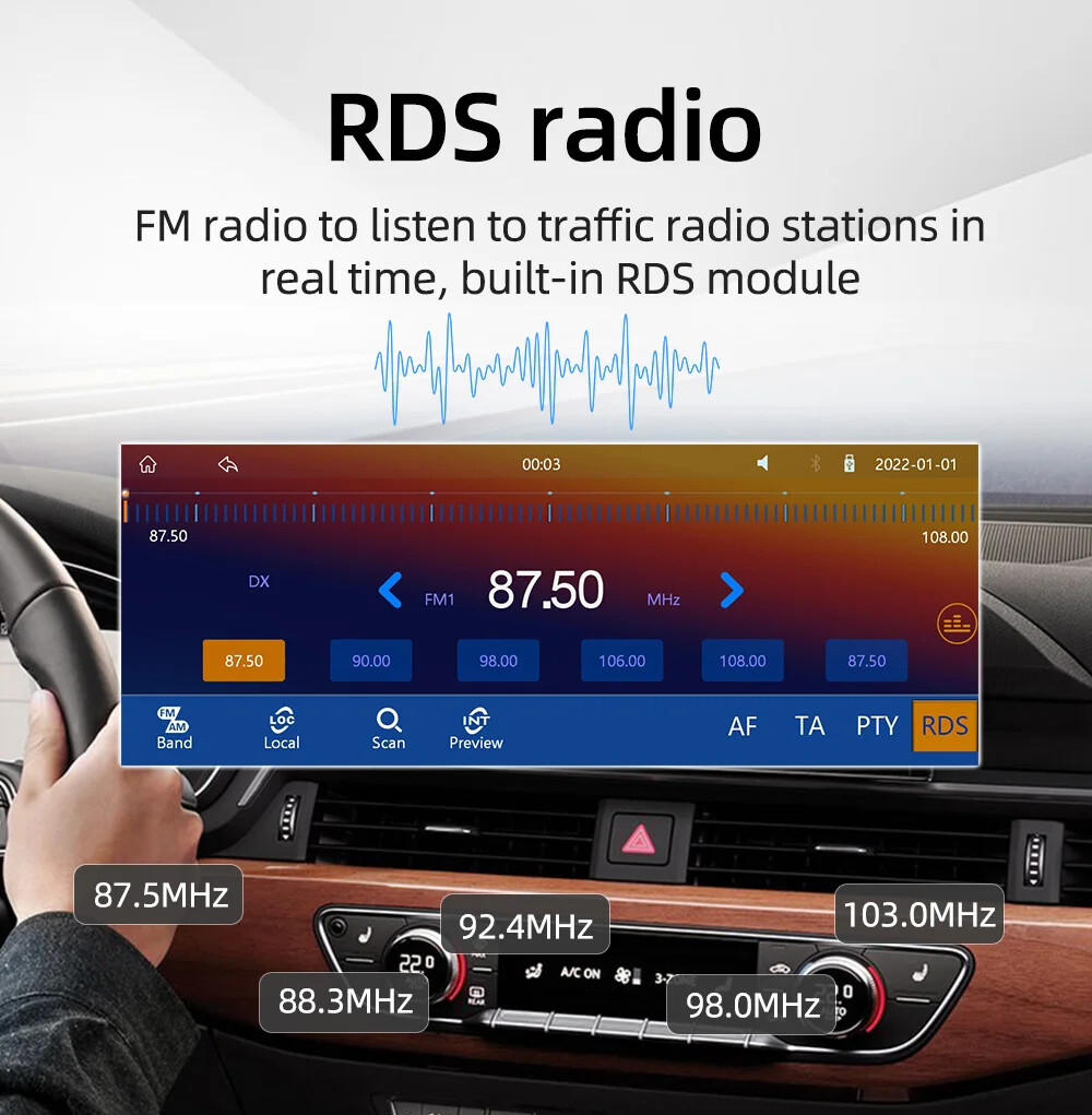 1din 6.86″ HD Car Radio Multimedia Link Bluetooth USB FM Camera MP5 Player