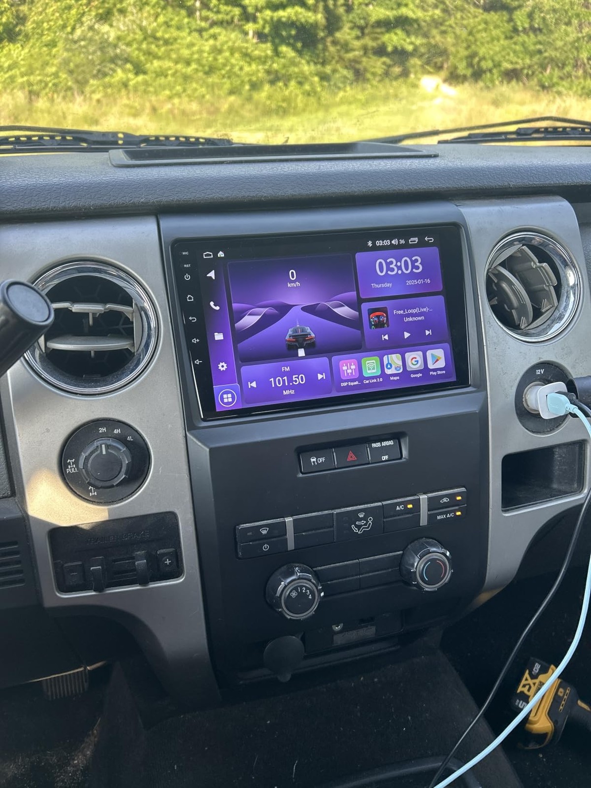 For Ford F-150 2009-2014 Car Player Multimedia Android 13 9inch Screen 2+64GB