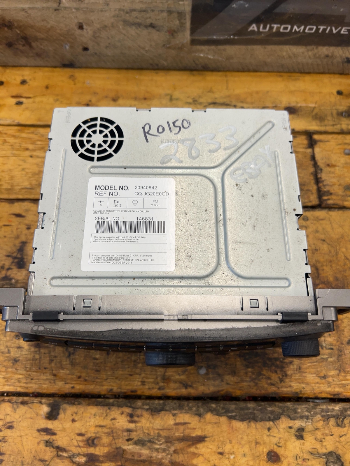 2009-2012 Chevy Malibu Radio AM/FM-CD-MP3-USB Stero Receiver Opt UUI OEM