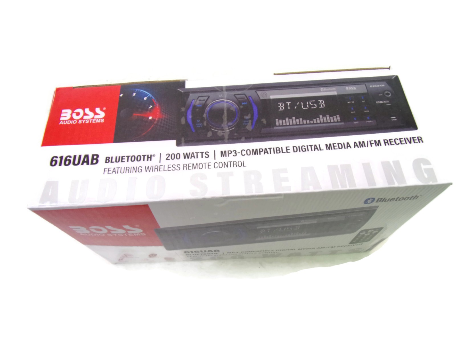 Boss Audio System 616UAB Car Stereo w/ Bluetooth Single DIN MP3 Touchscreen NIB