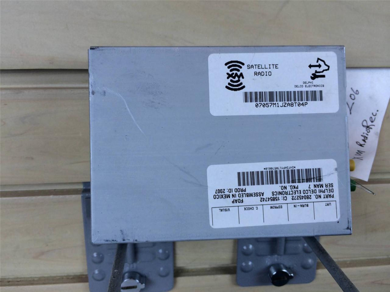 06 07 08 09 10 11 12 Corvette XM Receiver U2K GM Satellite Radio 06 070 8 09 XLR