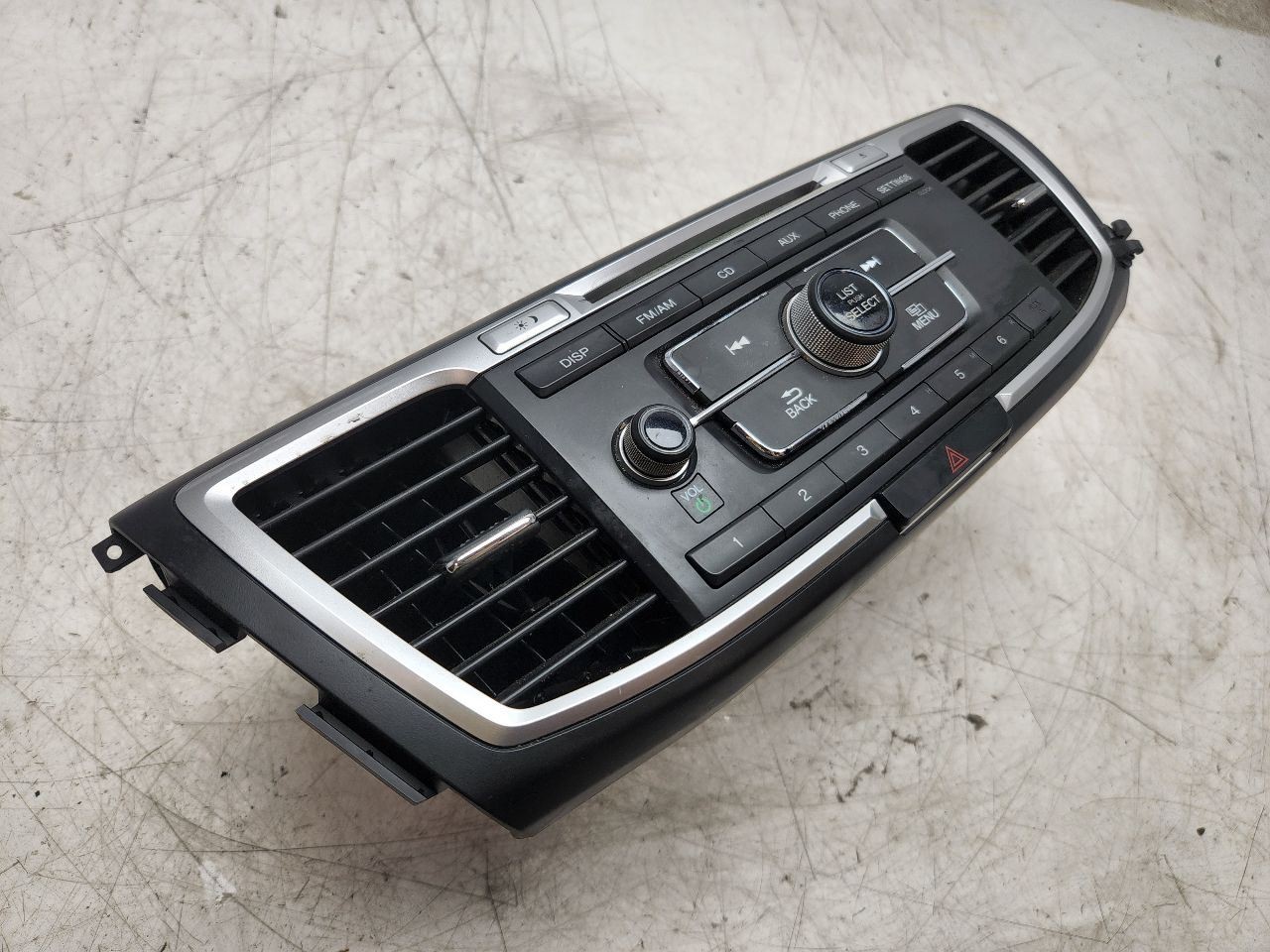 13-15, Honda Accord Sedan, Audio Equipment Radio, Black, Silver, 39170T2AA32,OEM