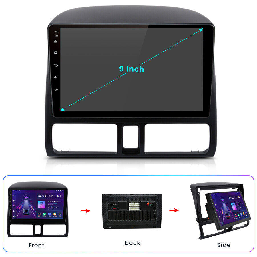 For Honda CRV 2002-2006 Android 15.0 Car Stereo Radio GPS WIFI 9″ Carplay 2+32GB
