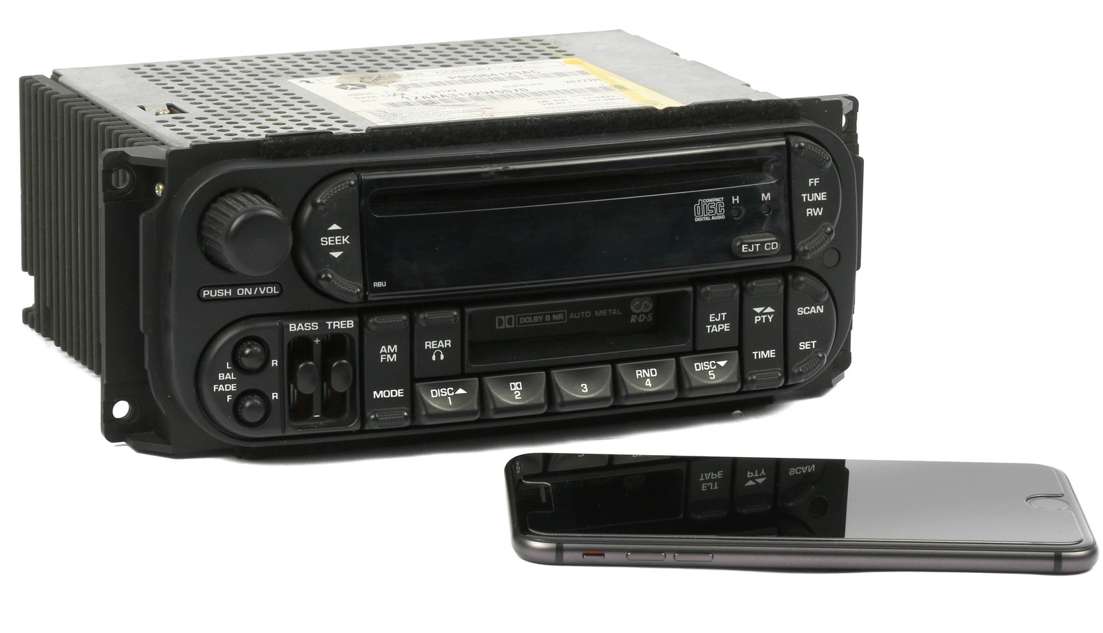 Dodge Chrysler Jeep 2002-2006 AM FM Radio CD Cassette Player PN P05064123AC RBU