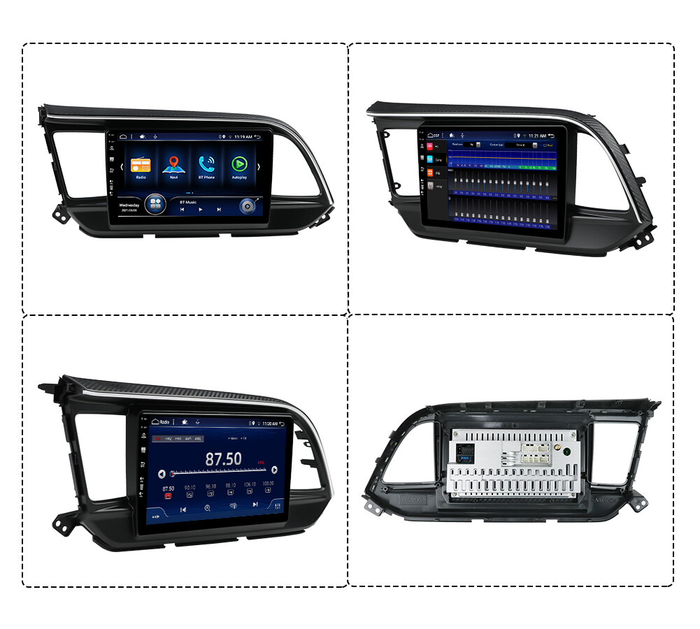 9” 8G+256G Car Radio For Hyundai Elantra 2009-2019 Android 16 GPS Navi USB WIFI