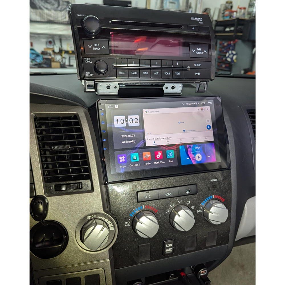 Car Radio Stereo Carplay For Toyota Tundra Sequoia 2+32G 10in CarPlay FM