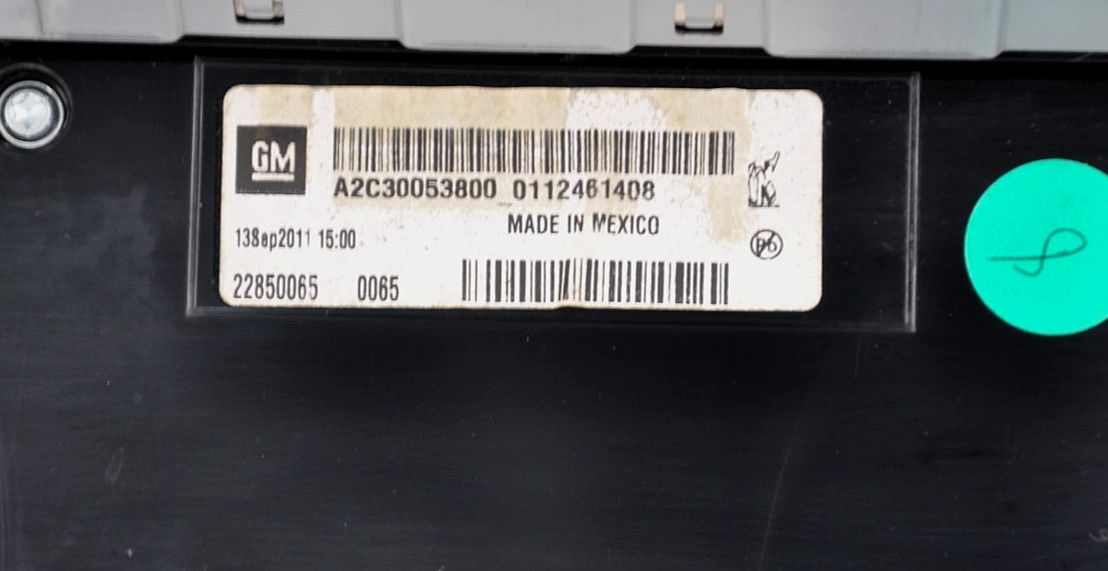 🚘✅ 2011 – 2015 CHEVY VOLT Information Display Touch Screen Climate 22813952 OEM