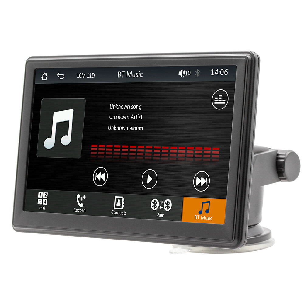Car Stereo Radio Player Touch Screen For CarPlay Bluetooth Head Unit Mirror Link